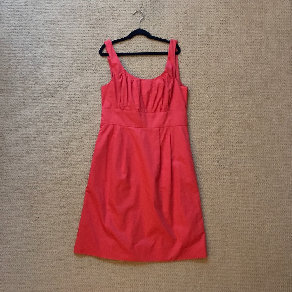 JCrew coral/pinkish color dress.  Good condition!